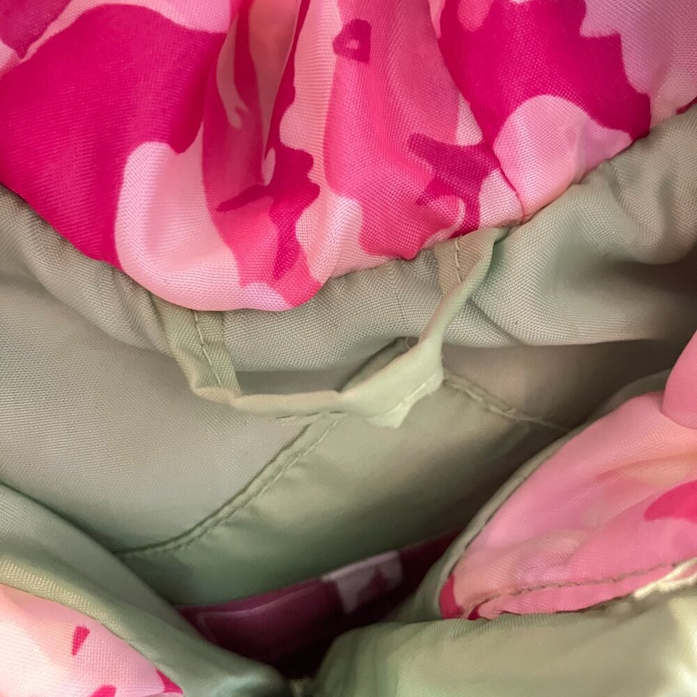 London Fog Girls sz. 5 Green and Pink Winter Coat - Picture 6 of 8